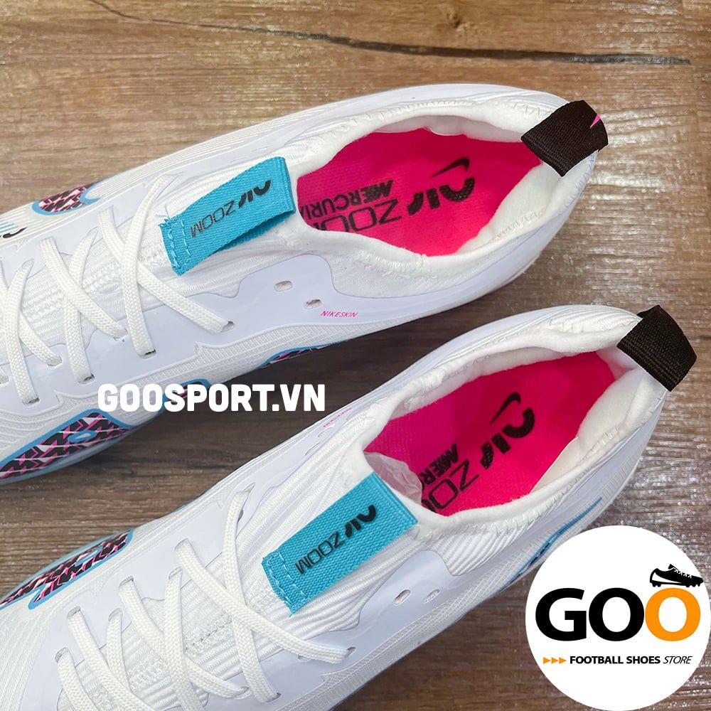  Mercurial Vapor 15 TF trắng sọc đen 