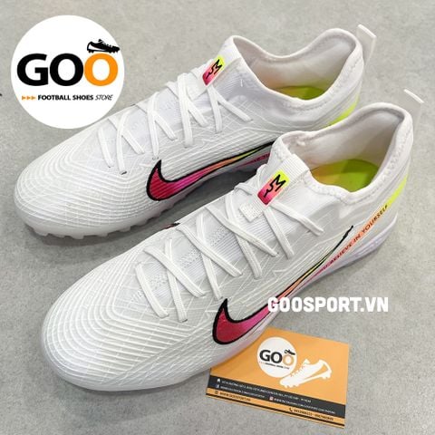  Mercurial Vapor 15 TF trắng sọc hồng 