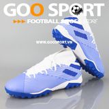  Adidas Nemeziz TF 19.3 xanh dương trắng 