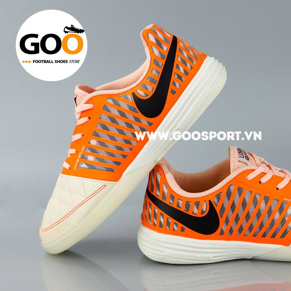  Nike Lunar Gato 2 IC hồng cam 