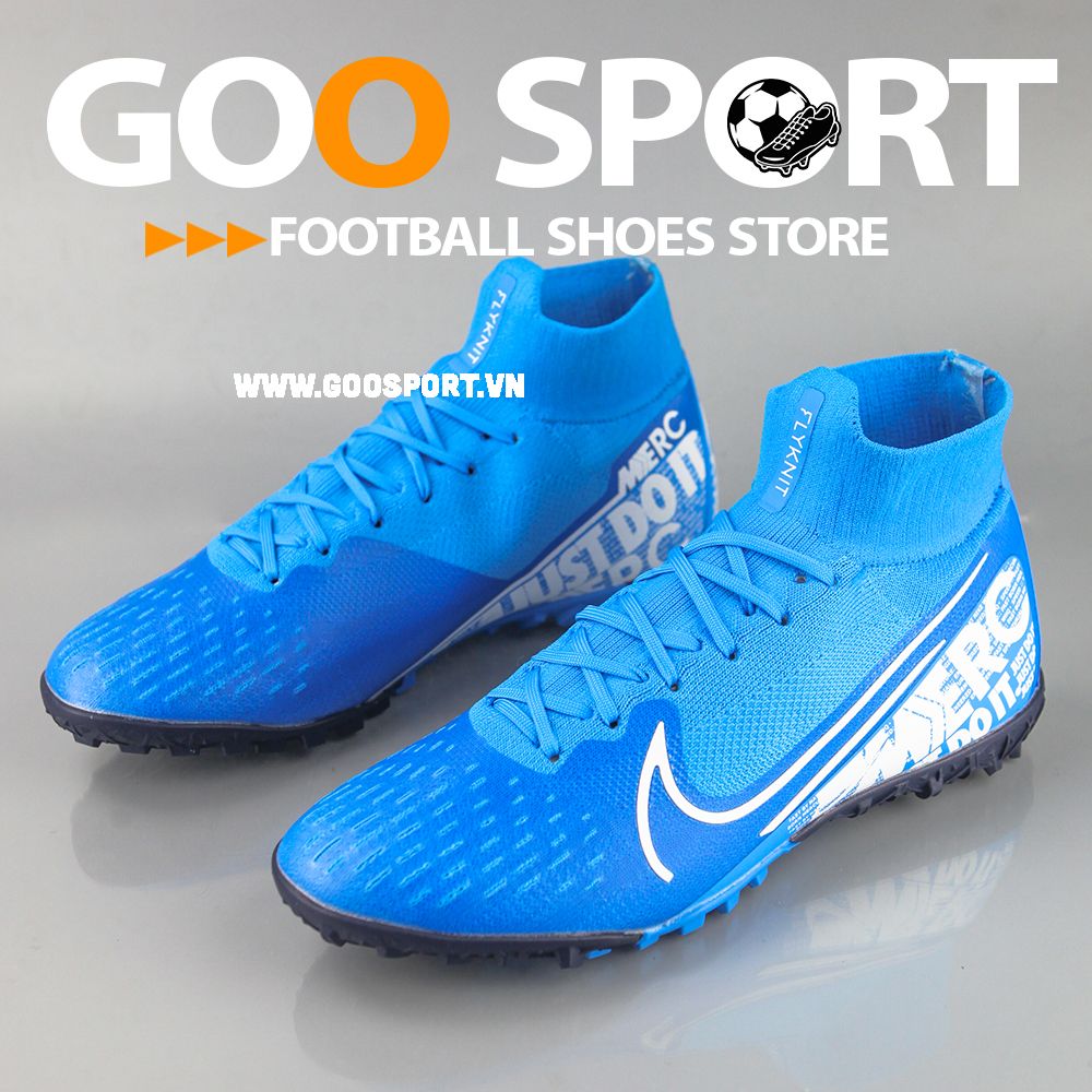  Nike Mercurial Superfly 7 TF Xanh Dương 