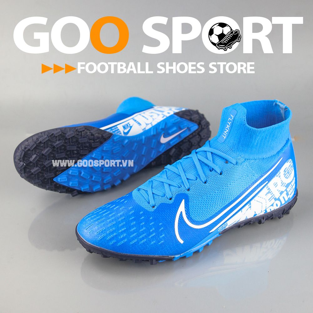  Nike Mercurial Superfly 7 TF Xanh Dương 