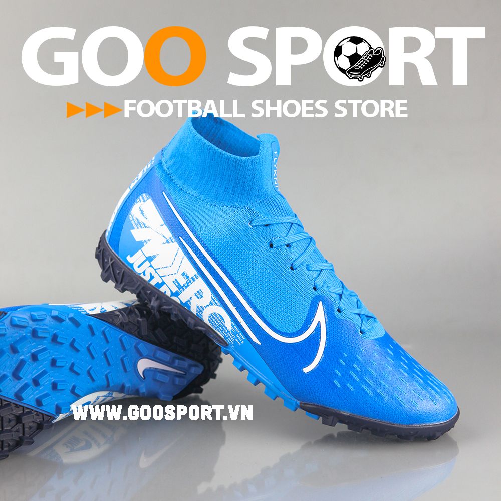  Nike Mercurial Superfly 7 TF Xanh Dương 