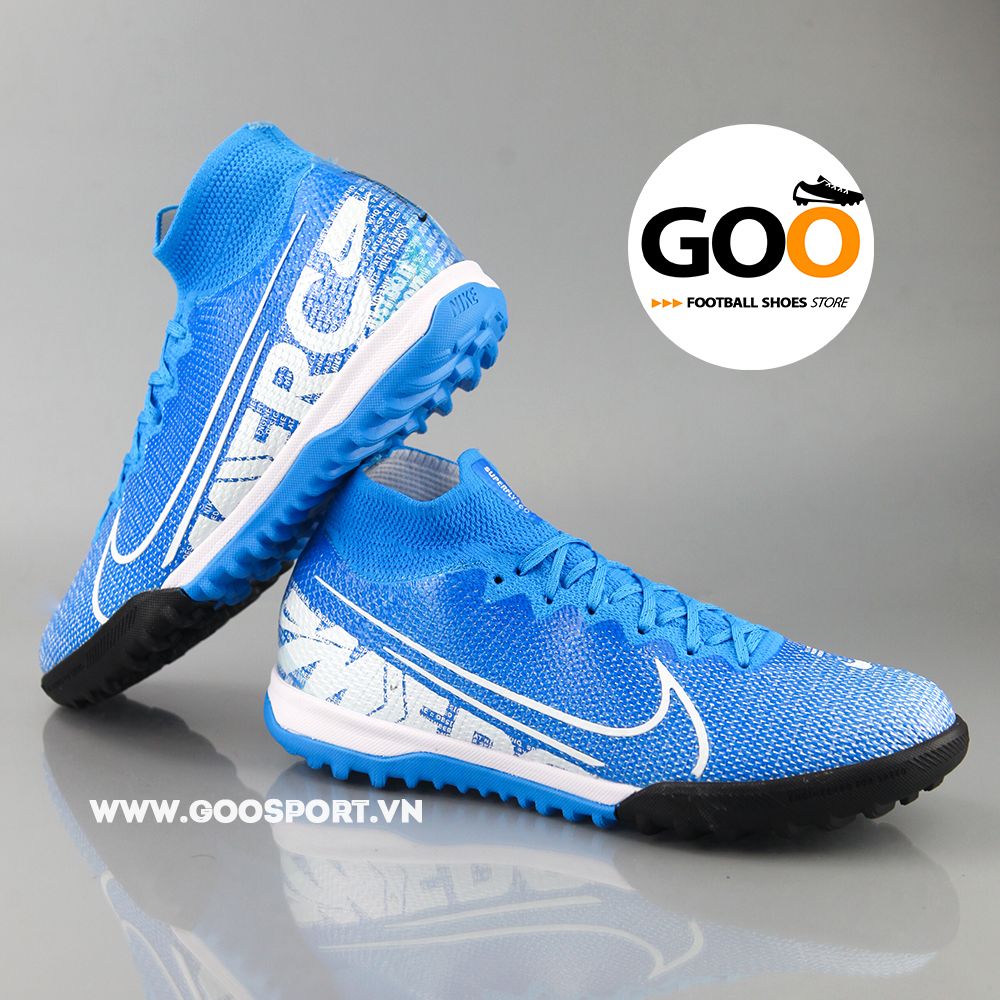  Nike Mercurial Superfly 7 TF xanh dương 