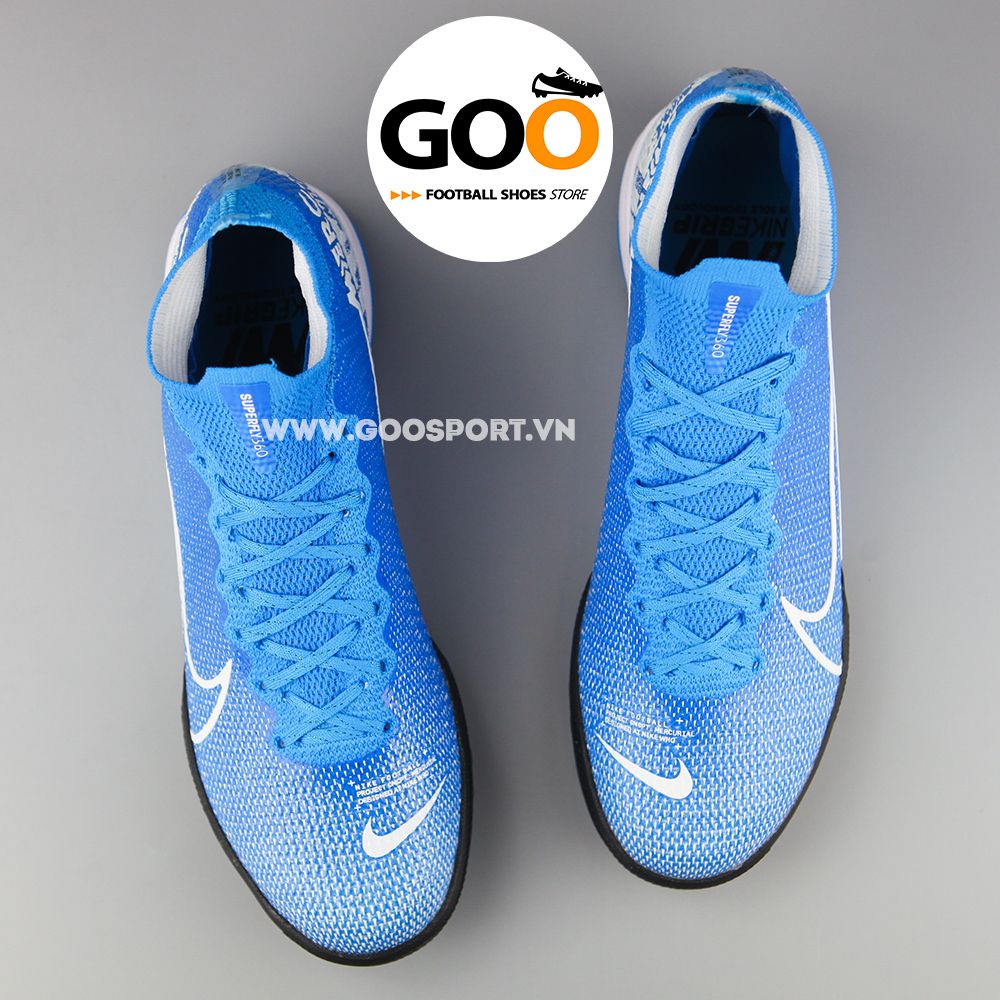  Nike Mercurial Superfly 7 TF xanh dương 