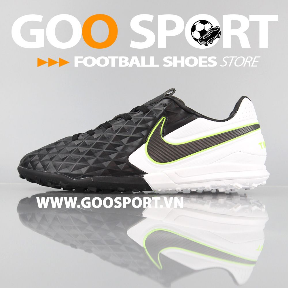  Nike Tiempo 8 TF trắng đen 