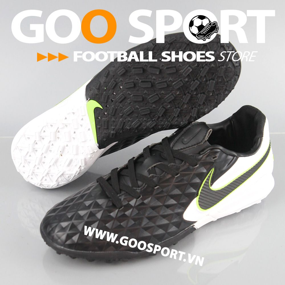  Nike Tiempo 8 TF trắng đen 