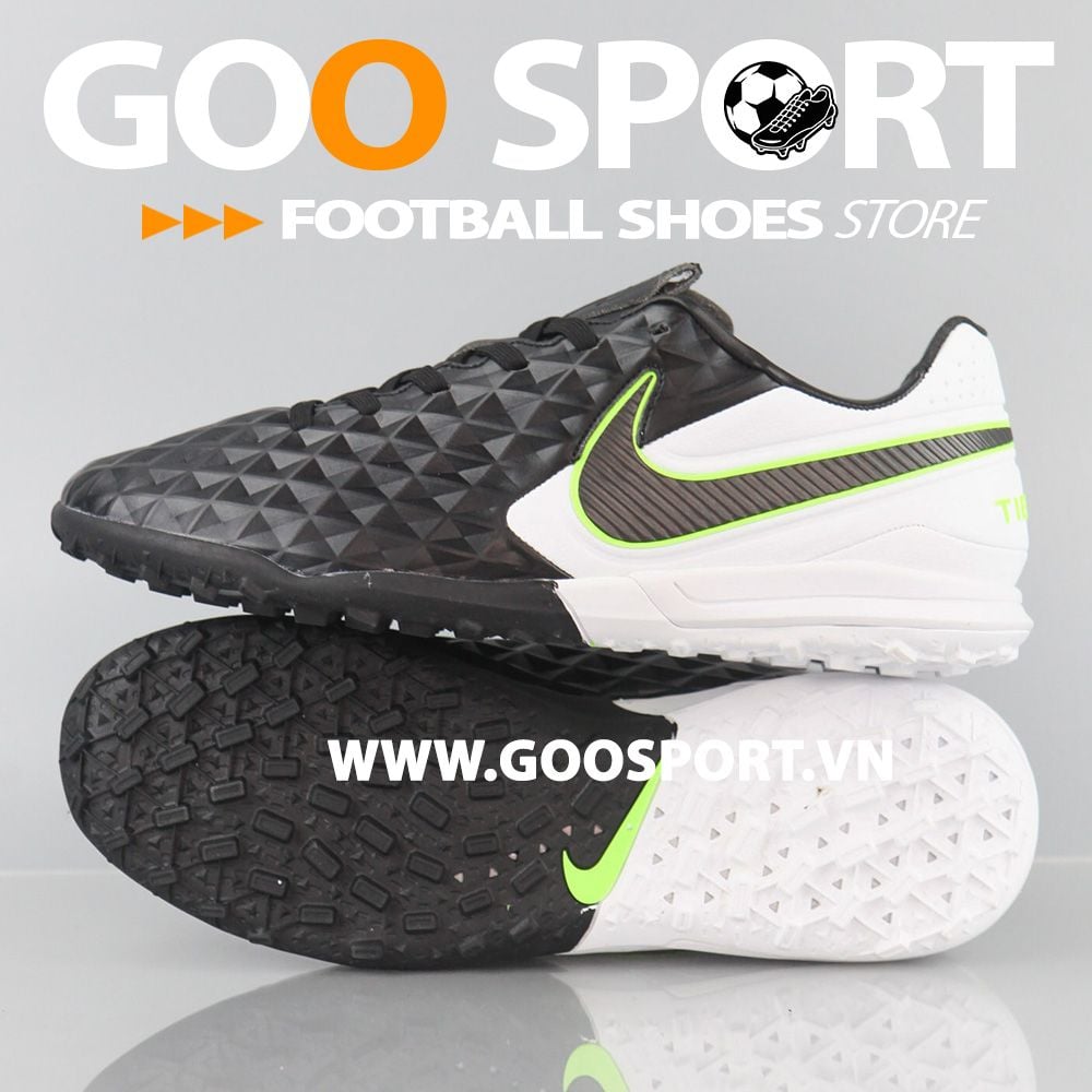  Nike Tiempo 8 TF trắng đen 