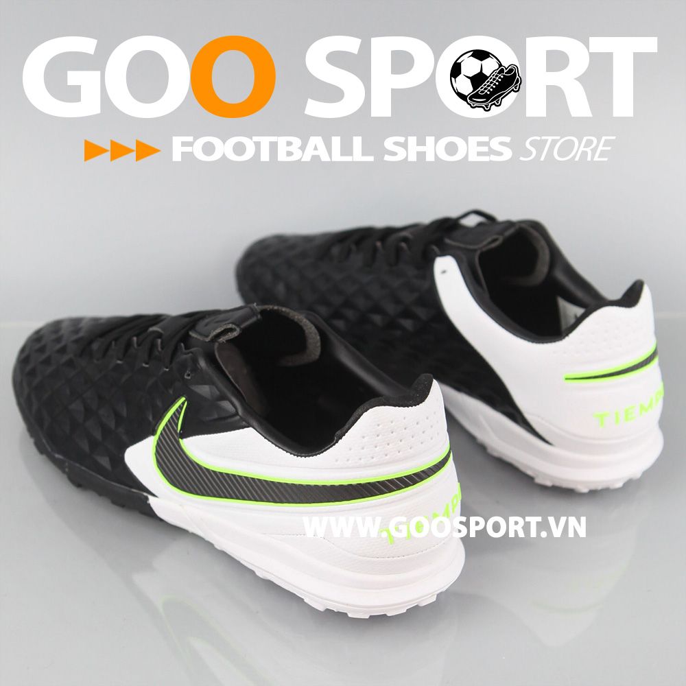  Nike Tiempo 8 TF trắng đen 