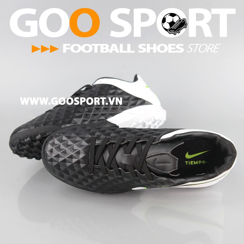  Nike Tiempo 8 TF trắng đen 