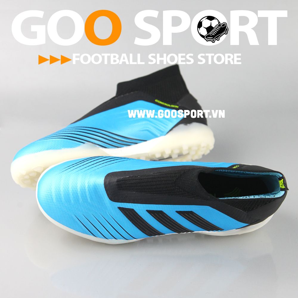  Adidas Predator 19+ TF xanh dương đen 