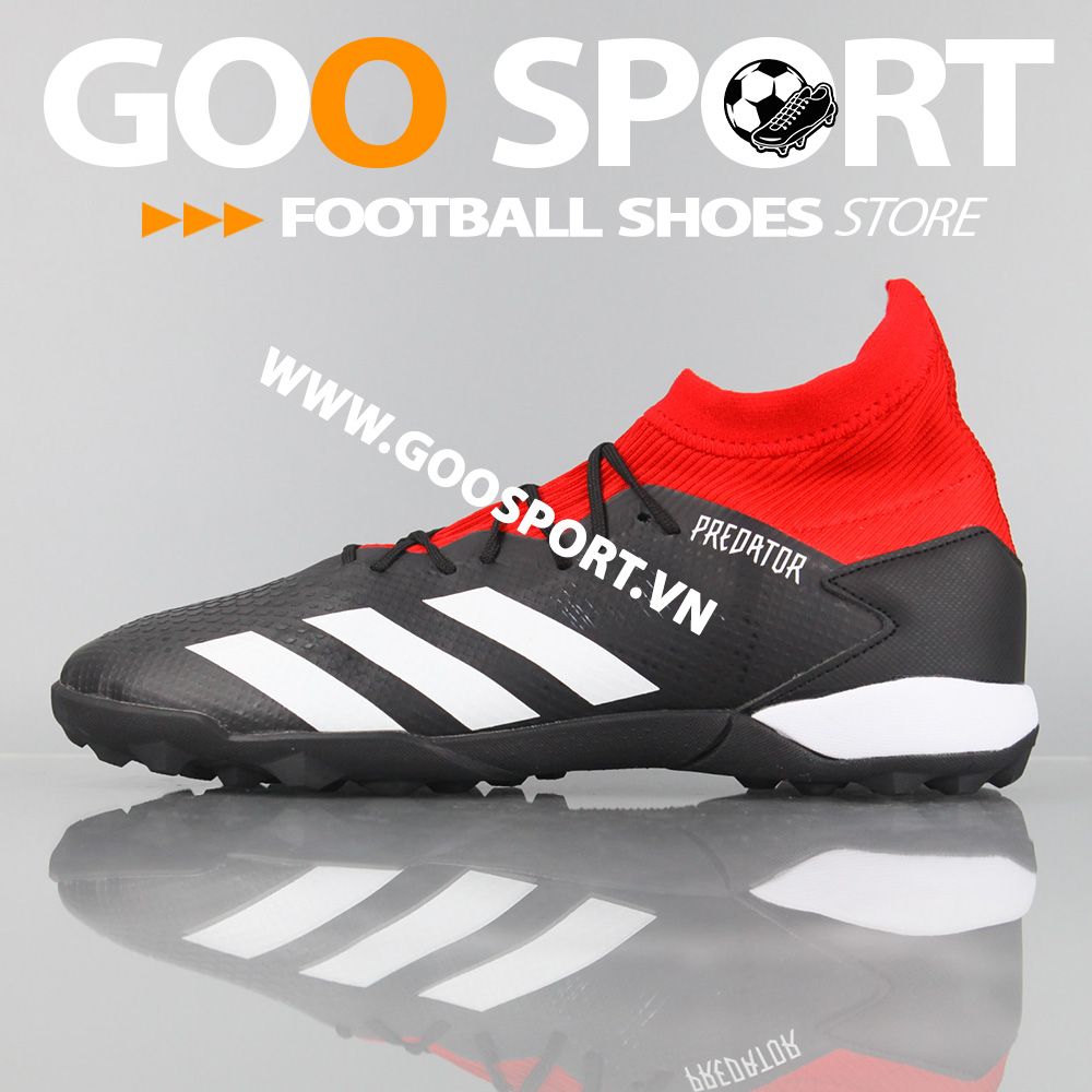  Adidas Predator 20.3 TF đen cổ đỏ 