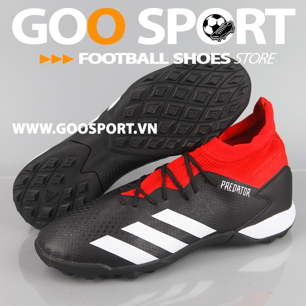  Adidas Predator 20.3 TF đen cổ đỏ 