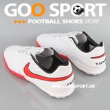  Nike Tiempo 8 TF trắng đỏ 