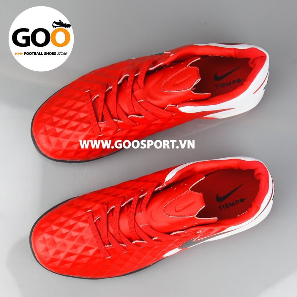  Nike Tiempo 8 TF đỏ gót trắng 
