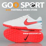  Nike Tiempo 8 TF trắng đỏ Replica 