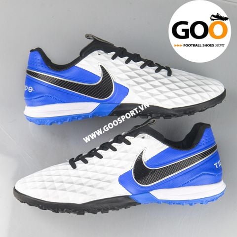  Nike Tiempo 8 TF trắng xanh dương 