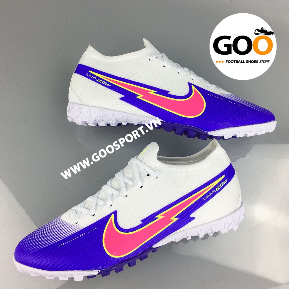 GIÀY ĐÁ BANH SÂN CỎ NHÂN TẠO NIKE MERCURIAL VAPORX 13 TF XANH DƯƠNG – GOO  SPORT