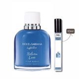 nước hoaD&G Light Blue Italian Love Pour Homme 10ml