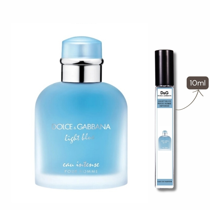 Light Blue Eau Intense Pour Homme: La Fragancia Mediterránea Perfecta - Light blue EUA intense+perfumero