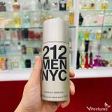 Xịt khử mùi nước hoa Carolina Herrera 212 NYC