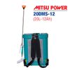 Bình xịt điện MITSU POWER 20DMS-12 (20L, Bơm đôi, Pin Li-ion 12V)