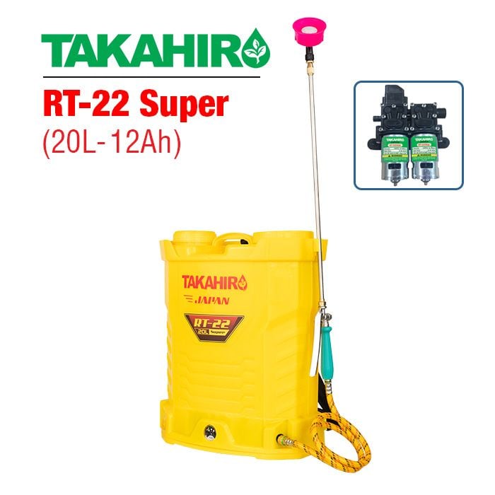 Bình phun thuốc sâu TAKAHIRO RT-22 Super - bơm đôi – Anhtin.vn