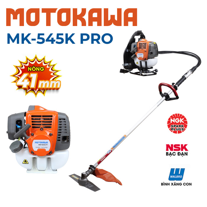 Máy cắt cỏ MOTOKAWA MK-545K PRO (Đeo lưng)
