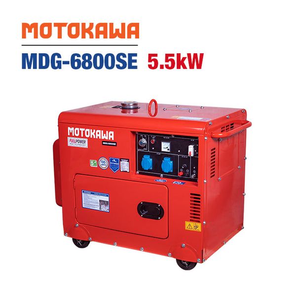 Máy phát điện cách âm MOTOKAWA MDG-6800SE (5.5KW)