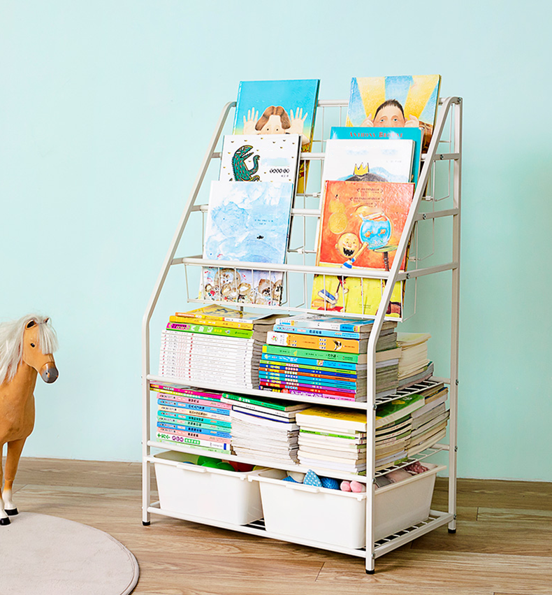 Giá sách tủ sách dành cho trẻ em, Giá đỡ tạp chí lưu trữ đồ chơi