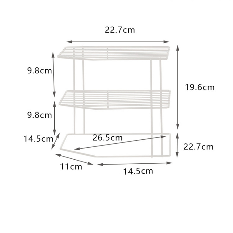 Kệ Để Góc Đựng Chén Bát PK - 211