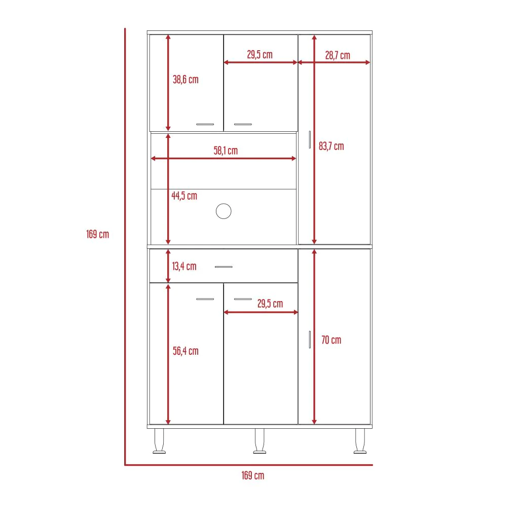 Kệ tủ lưu trữ đồ đa năng Huzy KG 5036