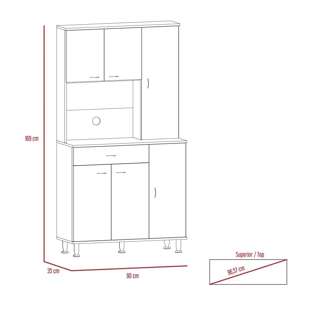 Kệ tủ lưu trữ đồ đa năng Huzy KG 5036