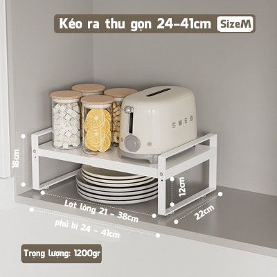 Kệ Để Đồ Phân Ngăn Lưu Trữ Trong Nhà Bếp Mã MN 316