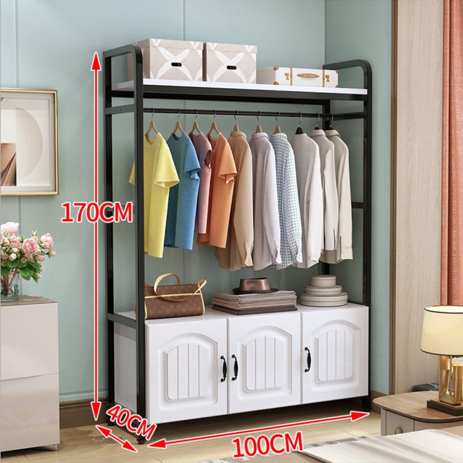 Kệ tủ quần áo tân cổ điển KQA 1005