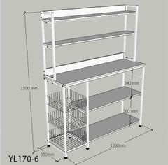 Kệ bếp để lò vi sóng nồi cơm điện KN170-6