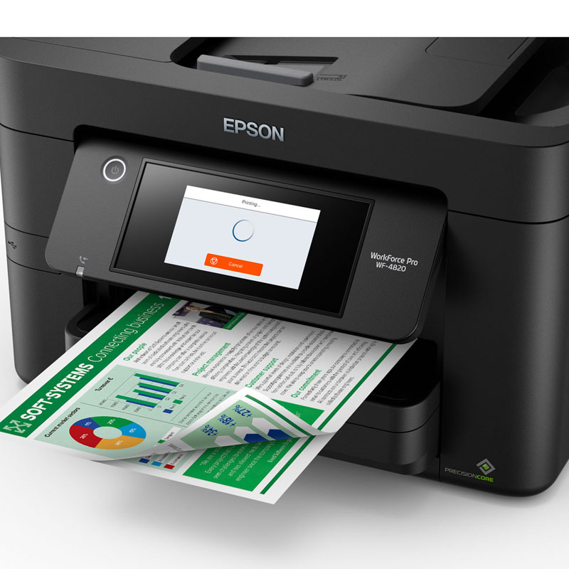 Impresora Multifunción Epson WF-4820: Potencia y Elegancia para tu Oficina - Impresora EPSON WF-4820