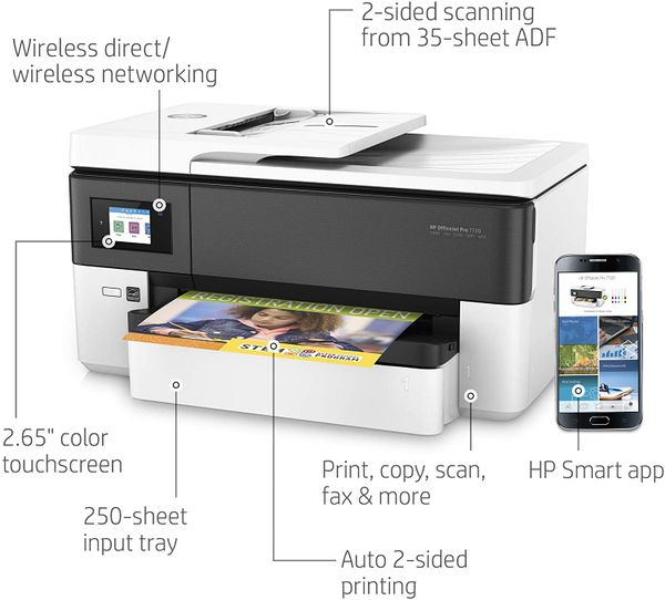 Cho Thuê Máy In Màu HP Officejet Pro 7720 - A3