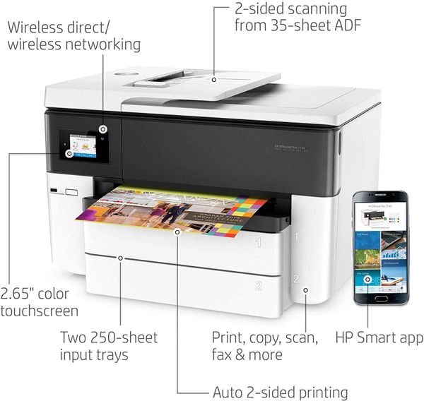 Cho Thuê Máy In Màu HP Officejet Pro 7740 - A3