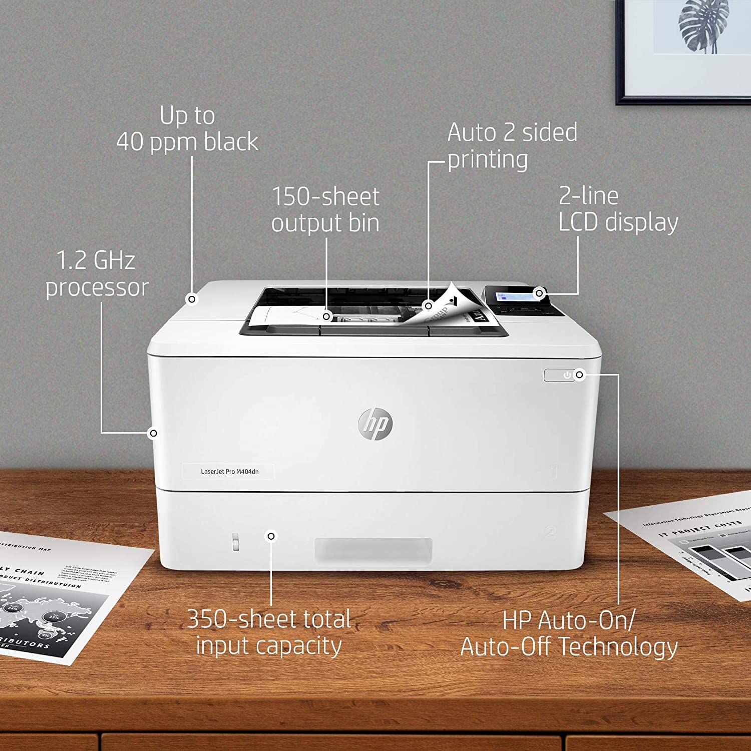  Cho Thuê Máy In HP LaserJet Pro M404dn - A4 