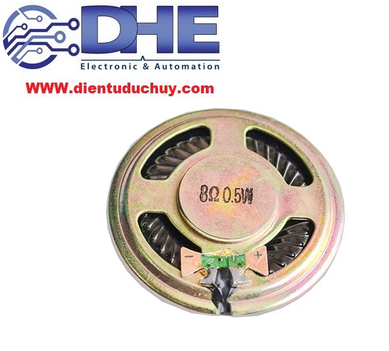 LOA 8R 0.5W (8 OHM - 0.5W), ĐƯỜNG KÍNH 40MM