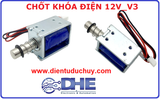 CHỐT KHÓA ĐIỆN TỪ, NAM CHÂM ĐIỆN 12VDC_V3
