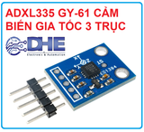 ADXL335 GY-61 Cảm biến gia tốc 3 trục - đầu ra tín hiệu Analog trên 3 trục X,Y,Z