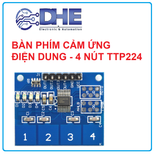 BÀN PHÍM CẢM ỨNG ĐIỆN DUNG - 4 NÚT TTP224