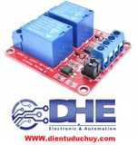 Module 2 relay 5V 10A có jumper High/Low opto cách ly