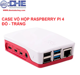 CASE VỎ HỘP RASPBERRY PI 4 NHỰA CAO CẤP MÀU ĐỎ - TRẮNG