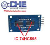 MẠCH LED 7 ĐOẠN 4 SỐ 74HC595