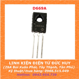 Cặp Transistor B649A/D669A NPN, PNP, TO-126