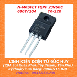 FQPF20N60C N MOSFET 600V 20A, TO-220