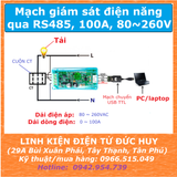 PZEM-004T MẠCH GIÁM SÁT ĐIỆN NĂNG, ĐO ĐIỆN NĂNG AC UART TTL, CUỘN CT ĐÓNG